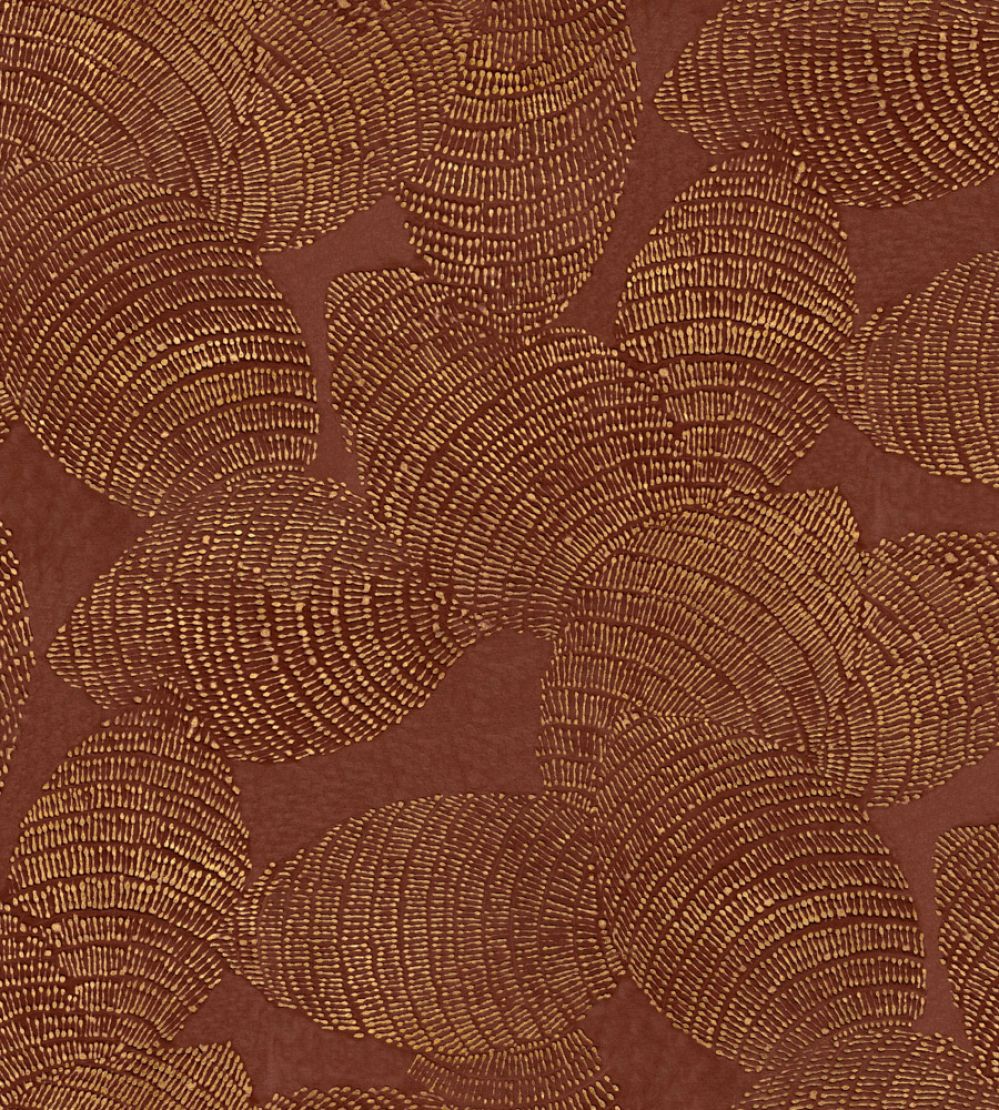 Rif Relief Wallpaper by Coordonne Burgundy