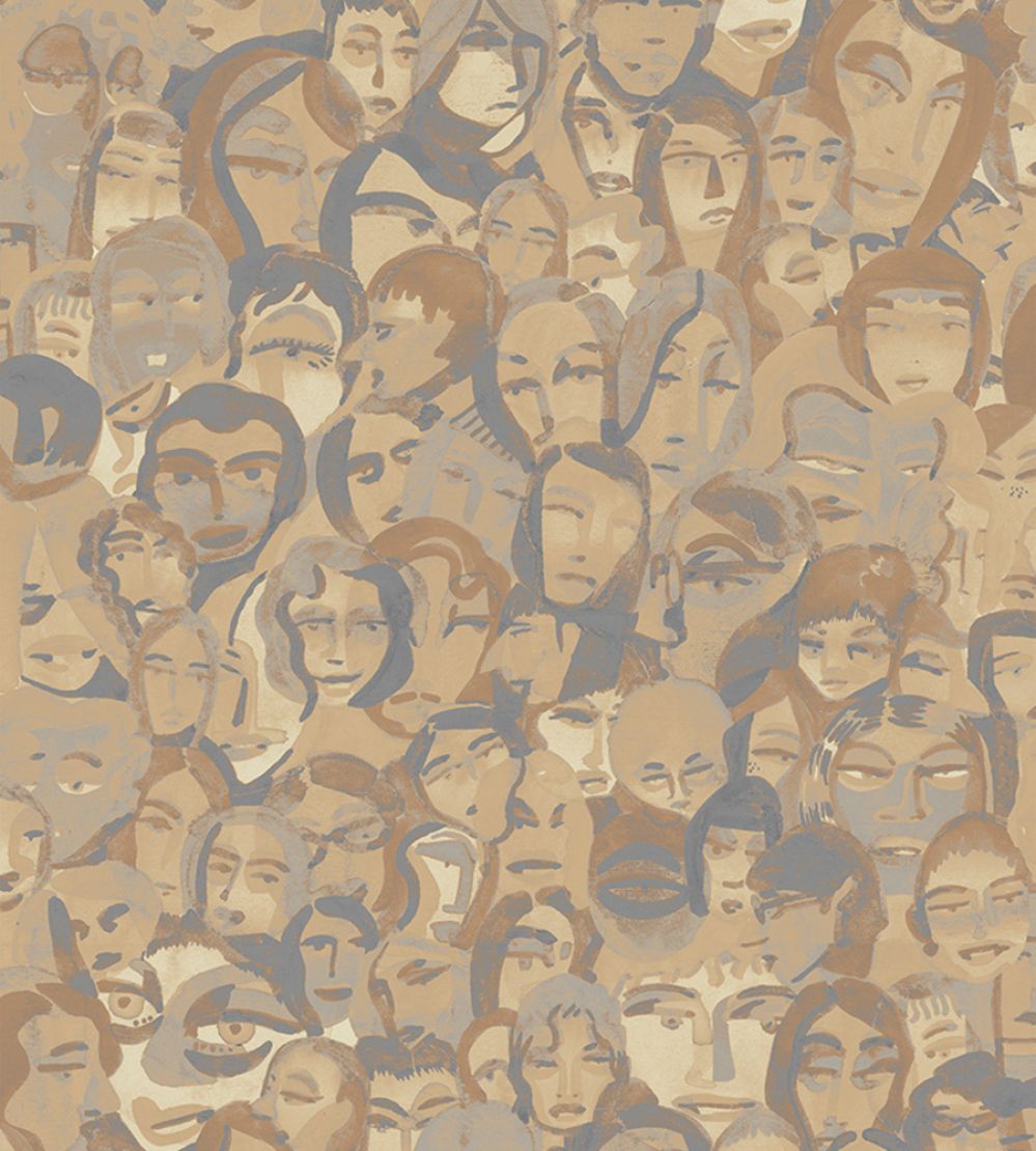 Rimero Mural by Tres Tintas Beige