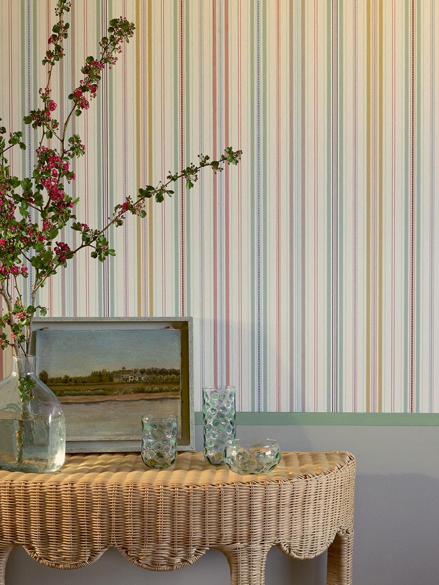 Rio Javari Wallpaper by Pierre Frey shown in a room setting (view 2)