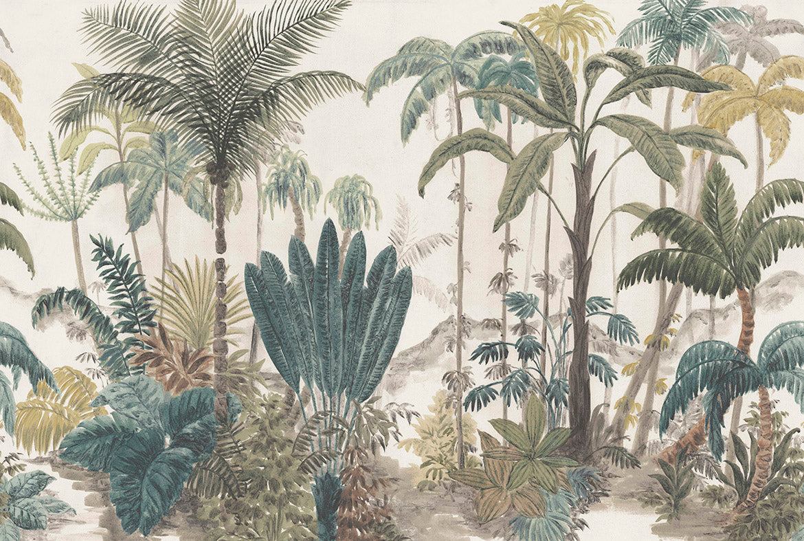 Rio Green Smoke mural by Woodchip & Magnolia