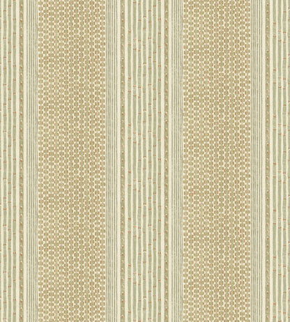 Rita Stripe Wallpaper by Josephine Munsey Sage and Olive