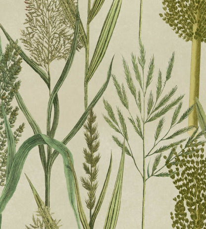 Riverside Flora Wallpaper by MINDTHEGAP Taupe