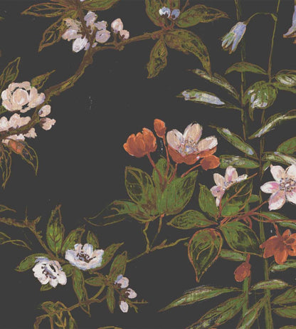 Rivington Wallpaper by Woodchip & Magnolia Black
