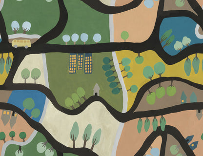 Road Trip Multi mural by Rebel Walls