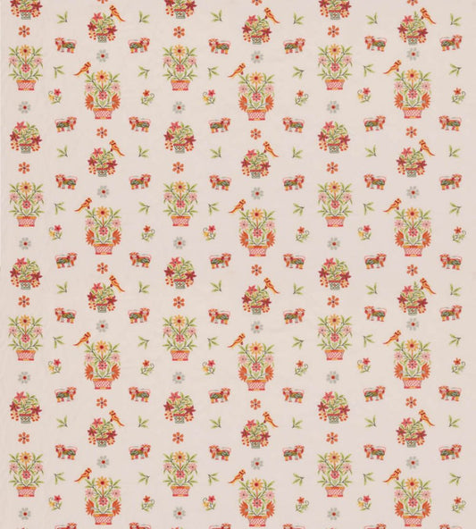Roar Stitch Fabric by GP & J Baker Green