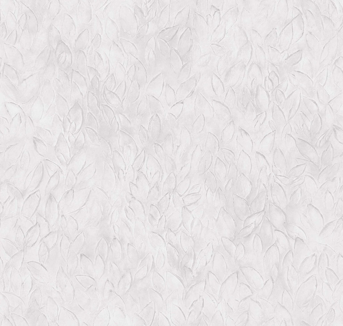 Rob Leaves wallpaper by Coordonné in Ice, flat pattern view