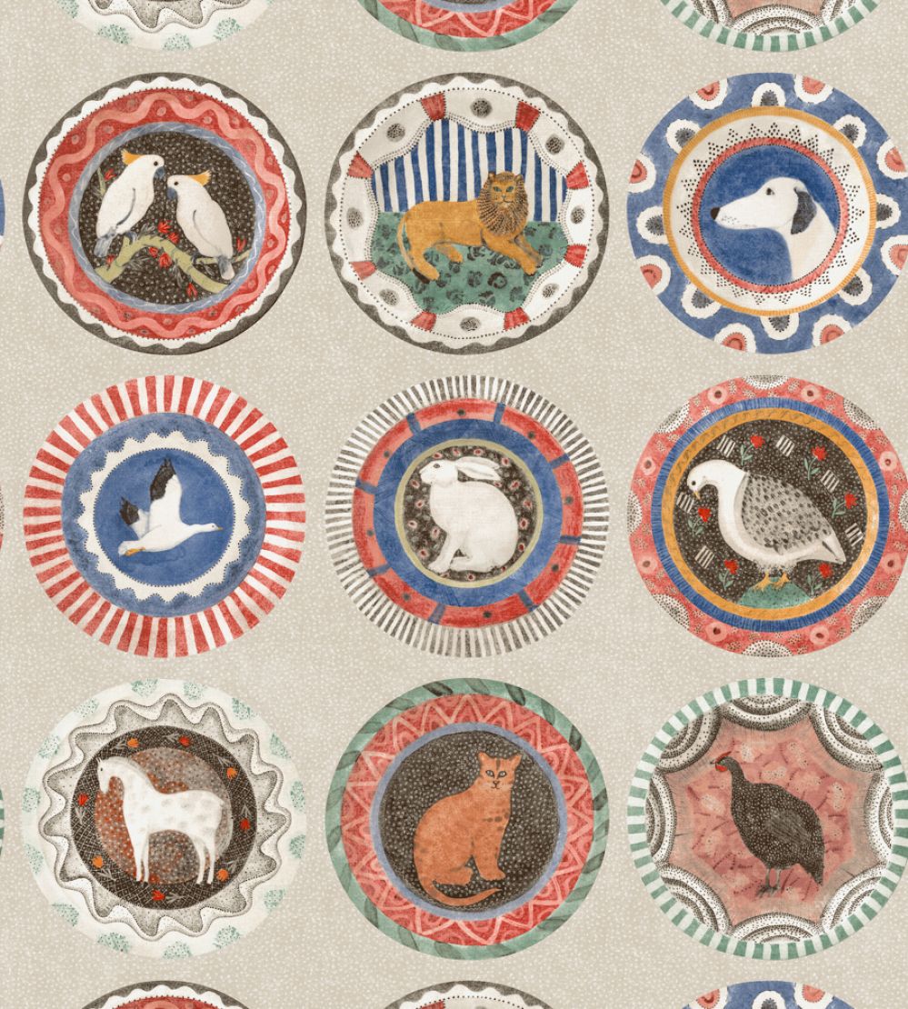 Robina's Dinner Party Wallpaper by GP & J Baker Jewel