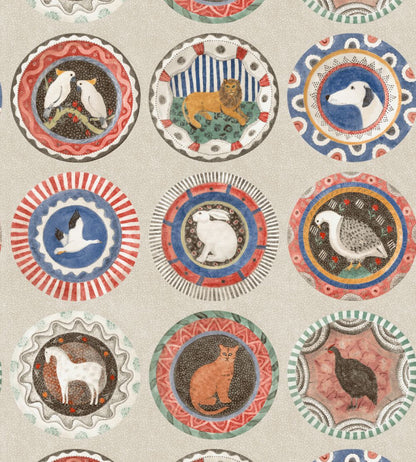 Robina's Dinner Party Wallpaper by GP & J Baker Jewel