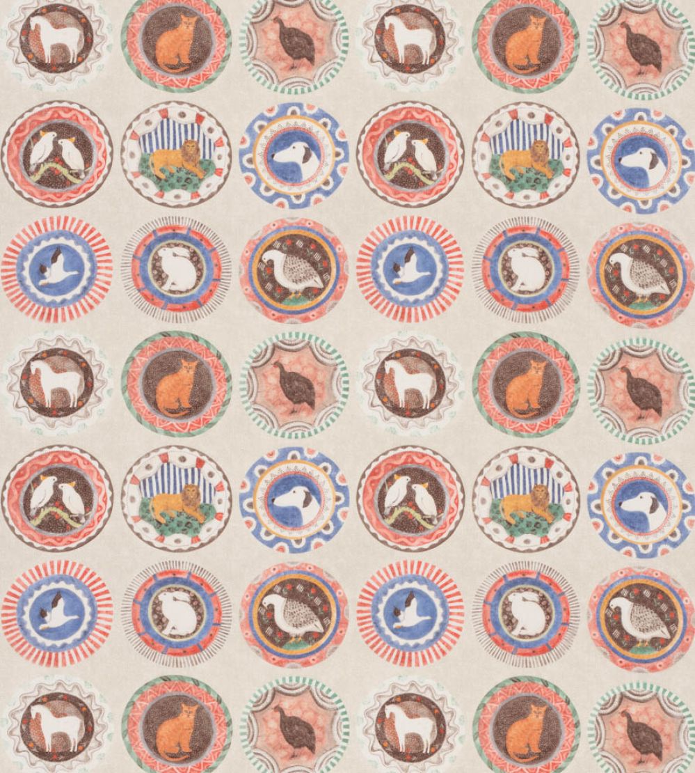 Robina's Dinner Party Fabric by GP & J Baker Jewel