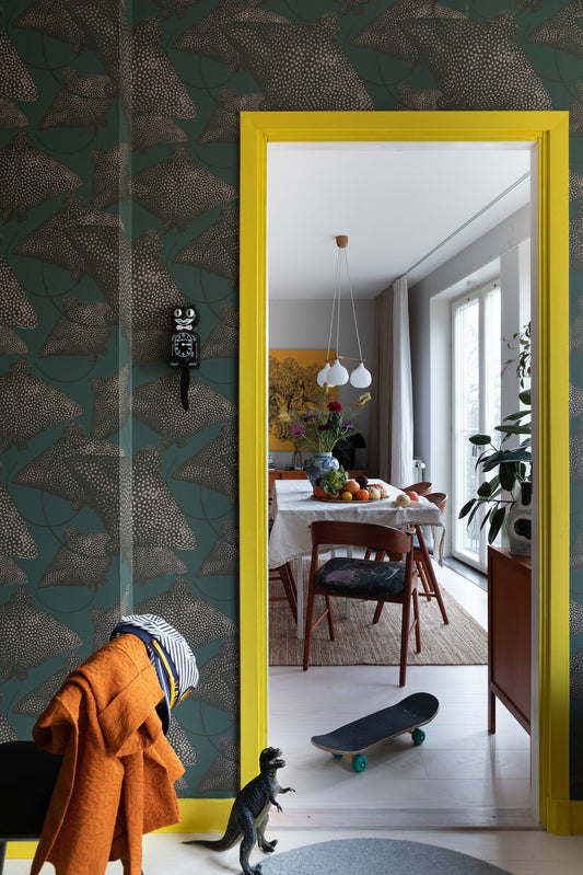 Rock On Wallpaper by Studio Lisa Bengtsson in Original, room view