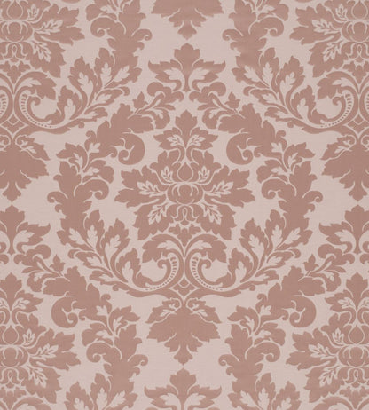 Rococo Damask Fabric by James Hare Fawn Pink