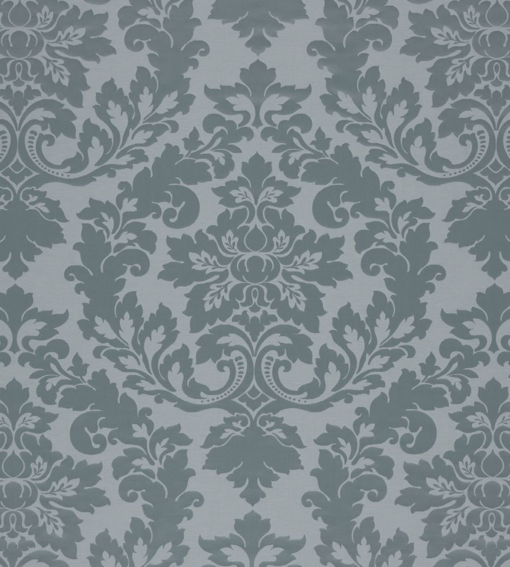 Rococo Damask Fabric by James Hare Polar