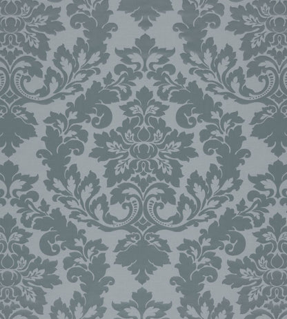 Rococo Damask Fabric by James Hare Polar