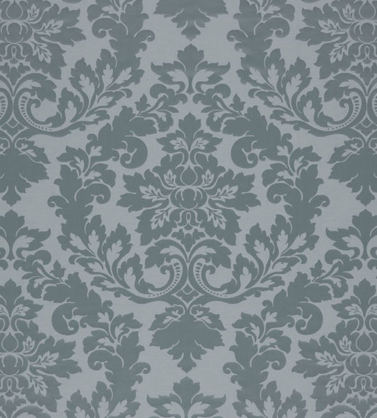 Rococo Damask Fabric by James Hare Polar