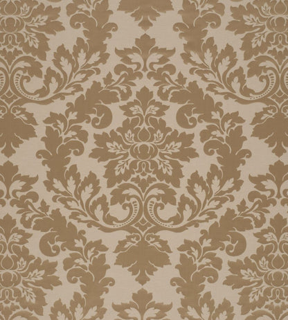 Rococo Damask Fabric by James Hare Sultan Gold