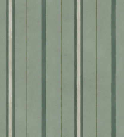 Rolling Stripes Wallpaper by Coordonne Sage