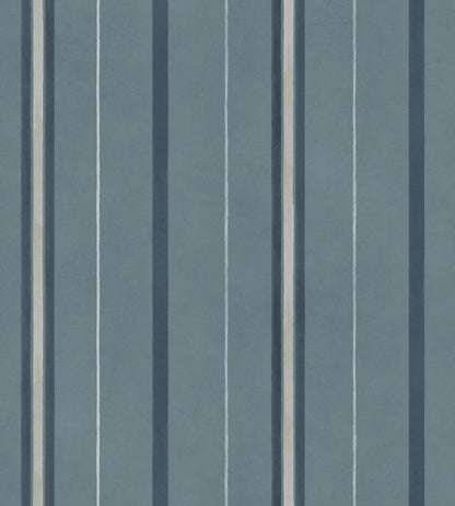 Rolling Stripes Wallpaper by Coordonne Sapphire