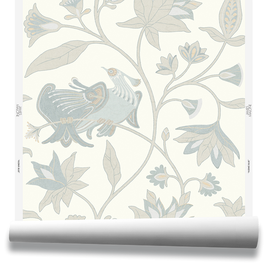 Kuzmá Wallpaper by James Malone in Blue (70222)