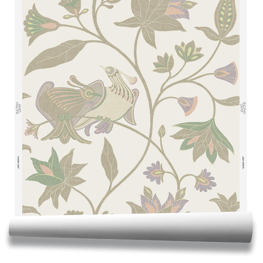 Kuzmá Wallpaper by James Malone in Vert (70223)