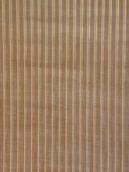 Romeo Stripe Wallpaper by Watts 1874 in Marron Glacé Gold - Poetic Gold