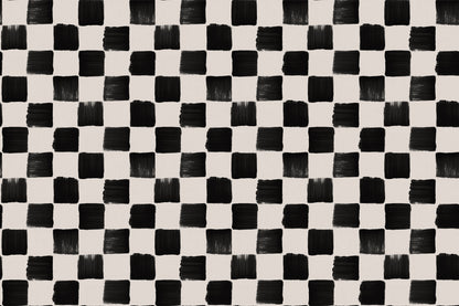 Rook Black & Beige wallpaper by Hovia