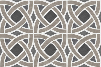 Roots wallpaper by Coordonné in Carbón, flat pattern view