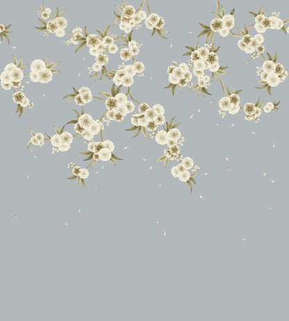 Rosa Mural by Harlequin Feather Grey - Paper Lantern - Oyster