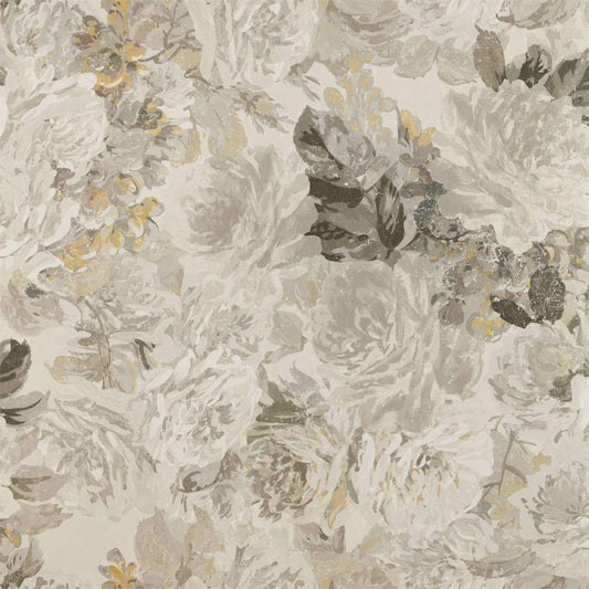 Rose Absolute Linen/Gold mural by Zoffany