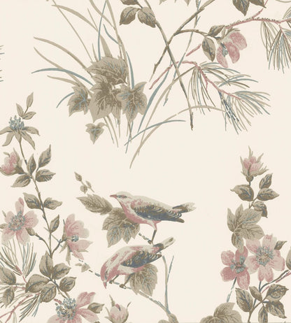 Rosemore Wallpaper by 1838 Wallcoverings Natural