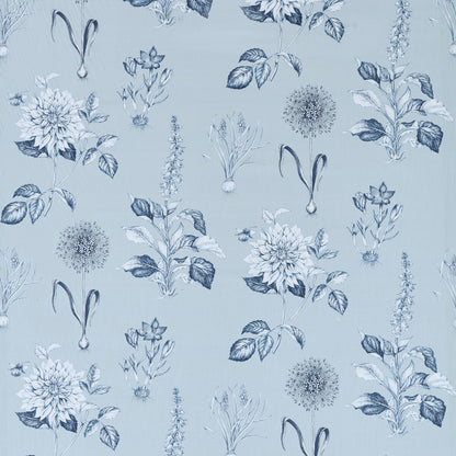 Roseraie Denim fabric by Clarke & Clarke