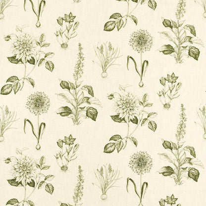 Roseraie Sage fabric by Clarke & Clarke