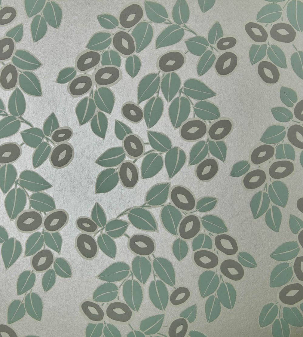 Rosetta Wallpaper by 1838 Wallcoverings Neo Mint