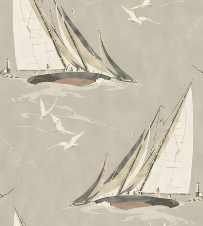 Round The Island Wallpaper by Mulberry Home Antique