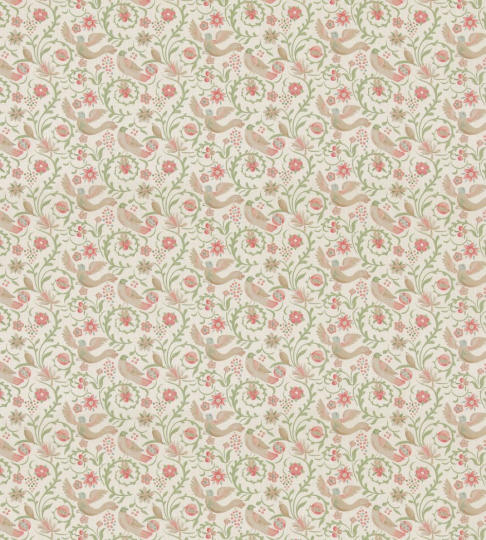 Royal Court Fabric by GP & J Baker Pink/Green