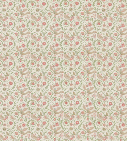 Royal Court Fabric by GP & J Baker Pink/Green