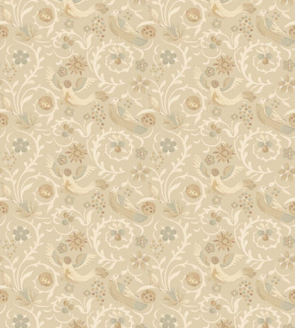 Royal Court Wallpaper by GP & J Baker Parchment