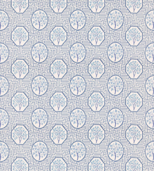 Royal Maze Fabric by GP & J Baker Royal Blue