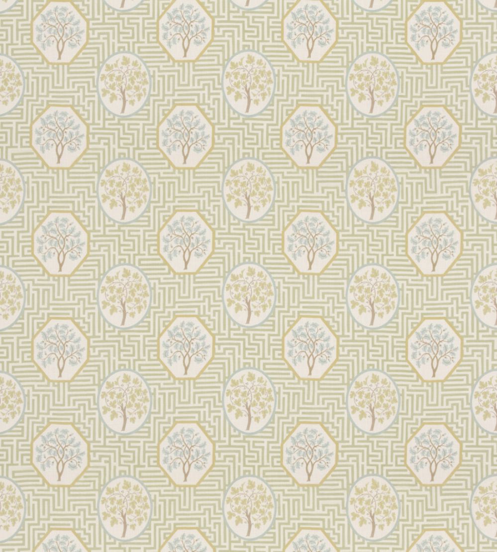 Royal Maze Fabric by GP & J Baker Sage