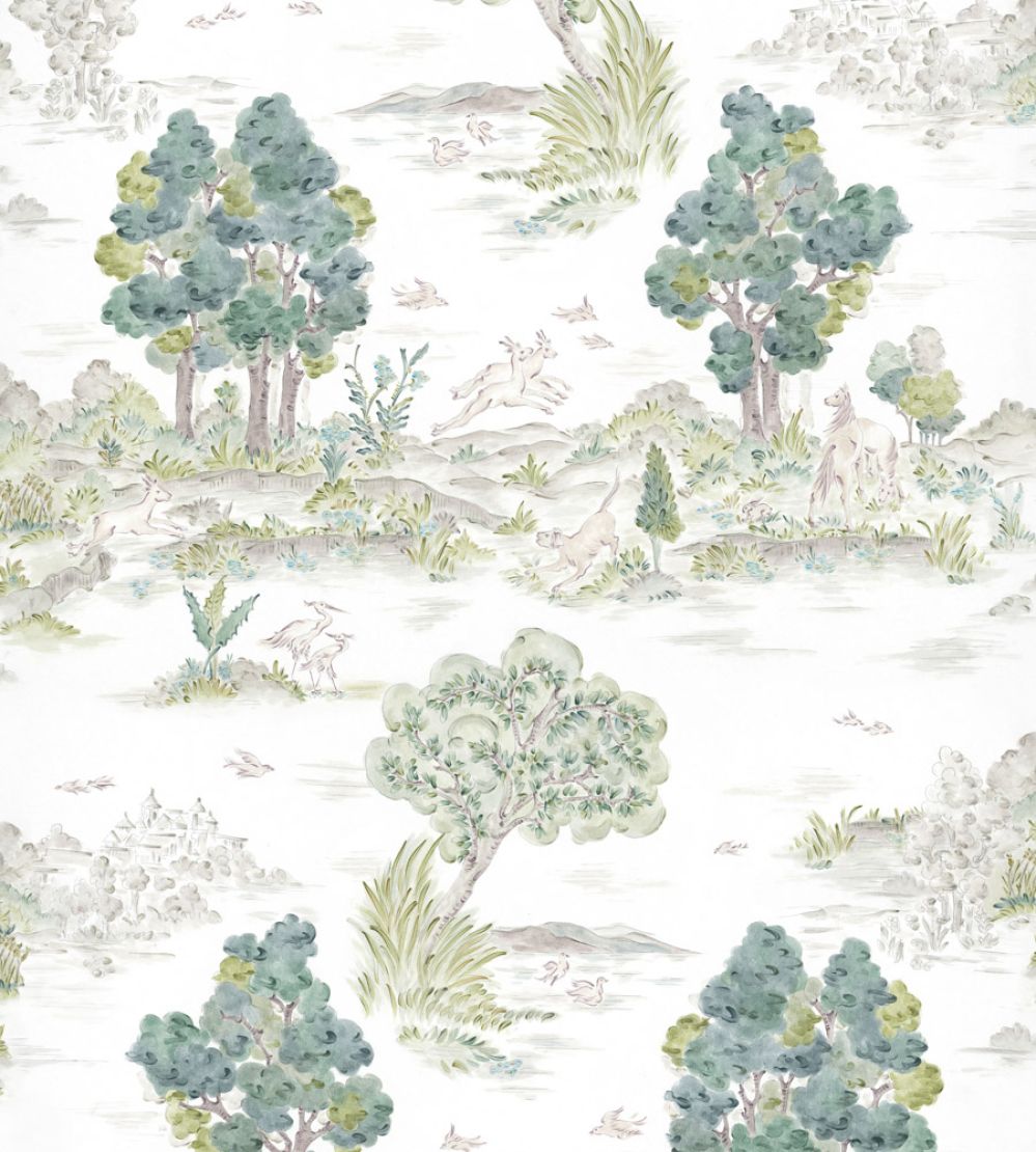 Royal Oak Wallpaper by Coordonne Mint