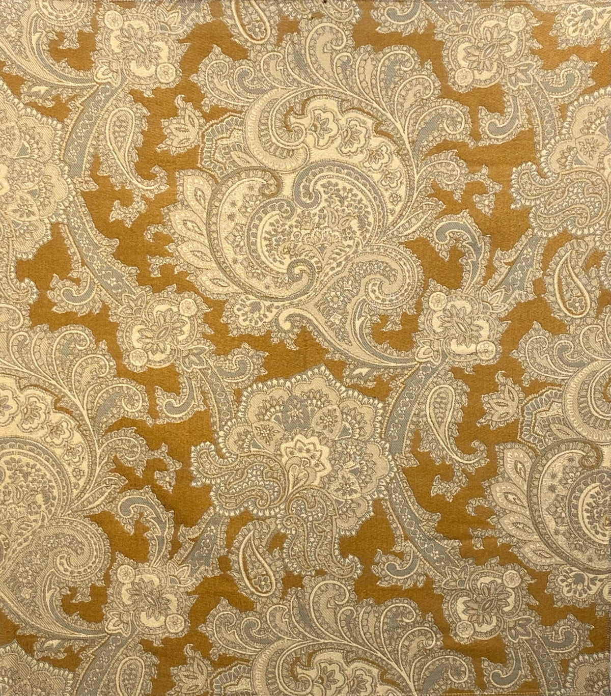 Royal Paisley Fabric by Watts 1874 in Kerala Green