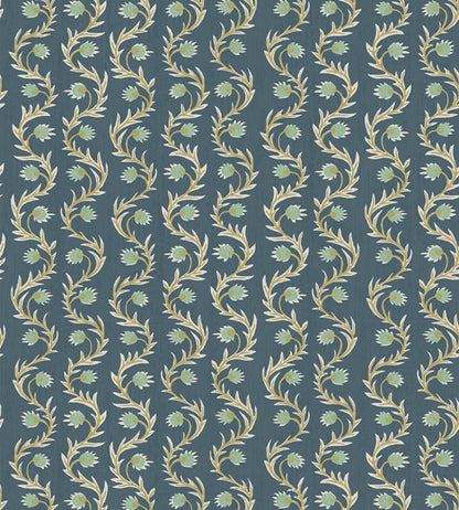 Rubia Wallpaper by Josephine Munsey Navy