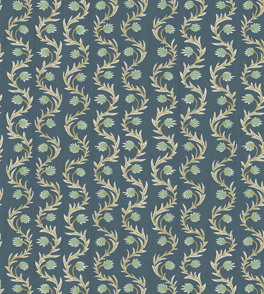Rubia Wallpaper by Josephine Munsey Navy