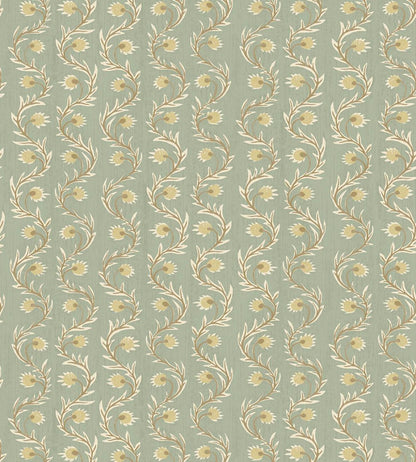 Rubia Wallpaper by Josephine Munsey Soft Aqua
