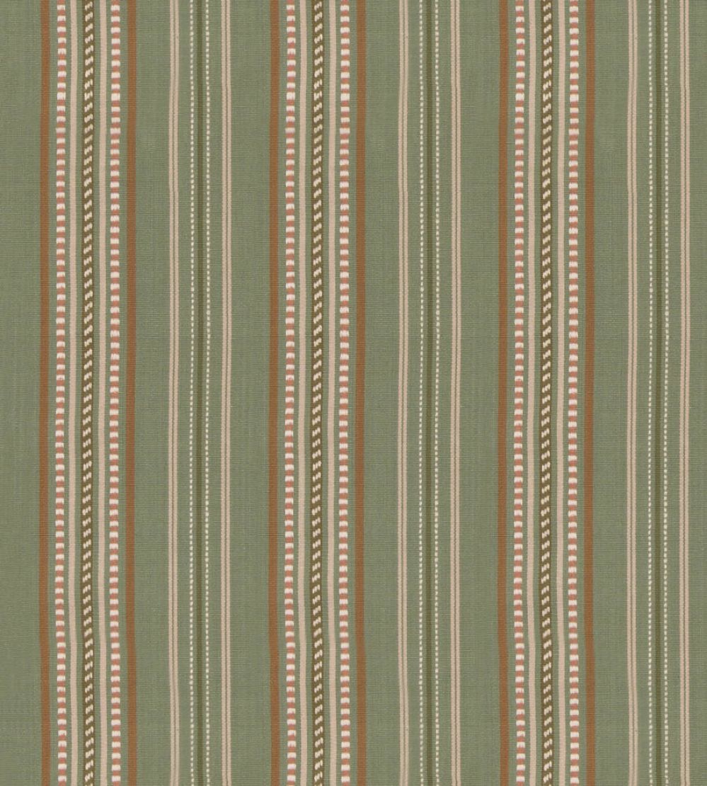 Rufus Stripe Fabric by GP & J Baker Leaf