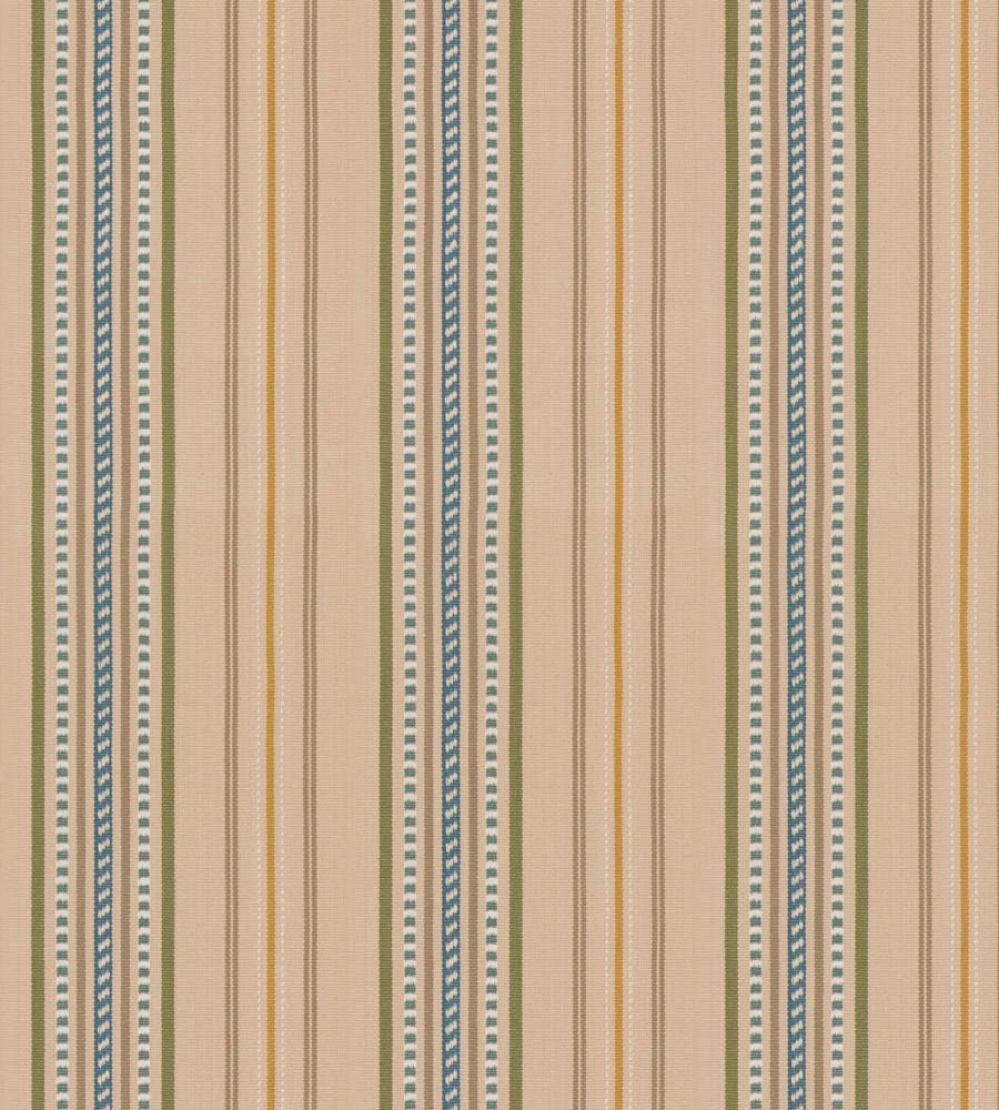 Rufus Stripe Fabric by GP & J Baker Parchment