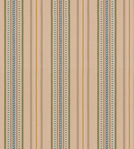 Rufus Stripe Fabric by GP & J Baker Parchment