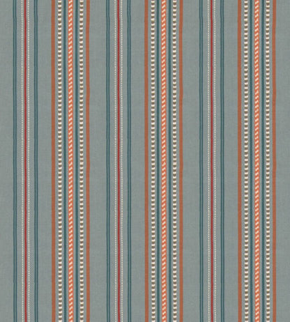 Rufus Stripe Fabric by GP & J Baker Teal