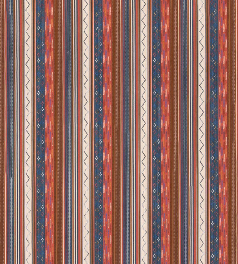 Runaway Fabric by GP & J Baker Coral/Indigo