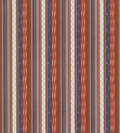 Runaway Fabric by GP & J Baker Coral/Indigo