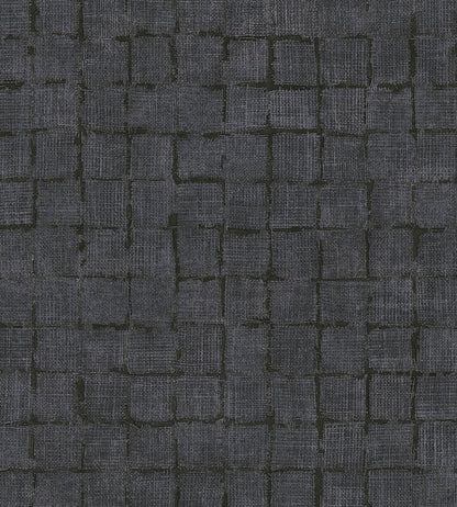 Rustic Check Wallpaper by Eijffinger Grey / Silver